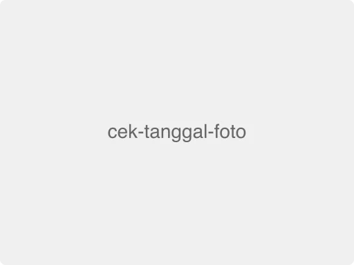 Ilustrasi Cek Tanggal Foto Online