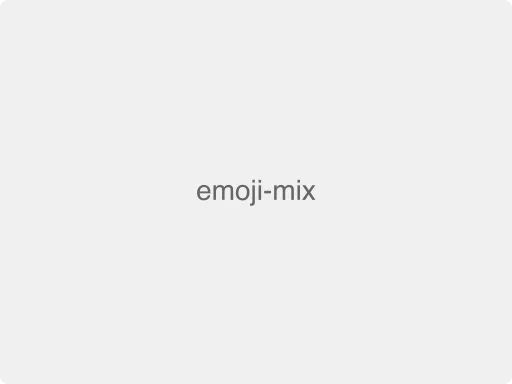 Ilustrasi Emoji Mix Gabung Emoji