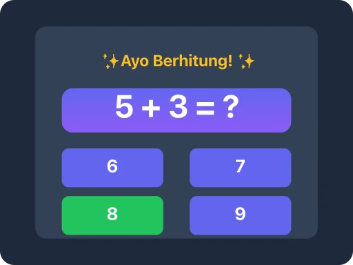 Ilustrasi Game Berhitung Kelas 1 SD