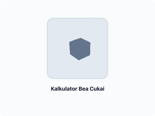 Ilustrasi Kalkulator Bea Cukai