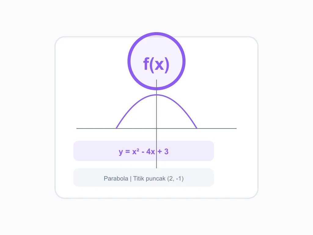 Ilustrasi Menggambar Grafik Fungsi Matematika