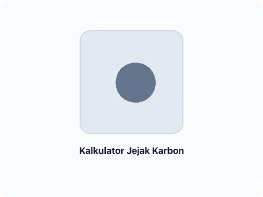 Ilustrasi Kalkulator Jejak Karbon