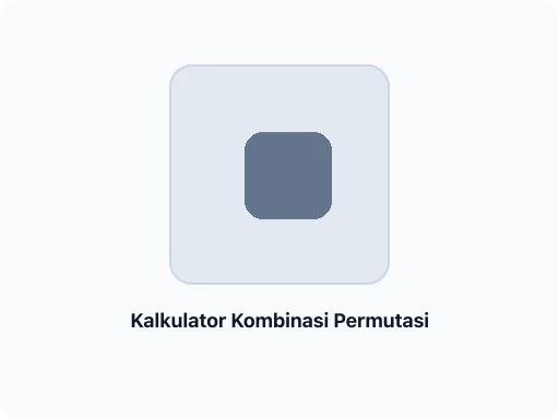 Ilustrasi Kalkulator Kombinasi & Permutasi