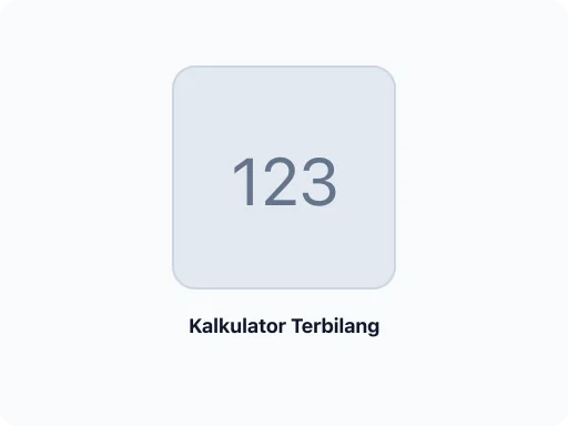Ilustrasi Kalkulator Terbilang