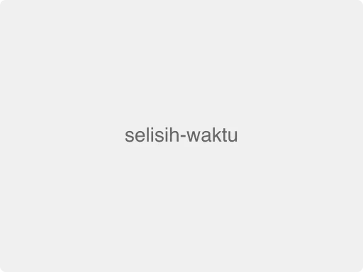 Ilustrasi Kalkulator Selisih Waktu
