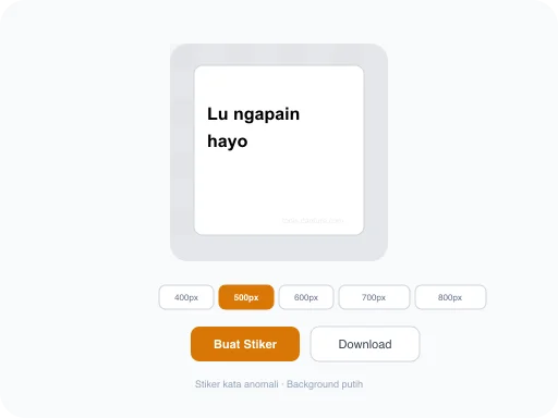 Ilustrasi Buat Stiker Teks Aesthetic