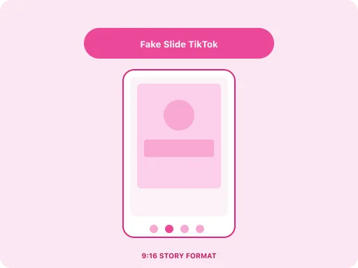 Ilustrasi Buat Video Fake Slide Foto ala TikTok