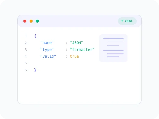 Ilustrasi JSON Formatter