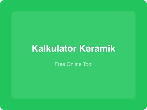 Ilustrasi Kalkulator Keramik