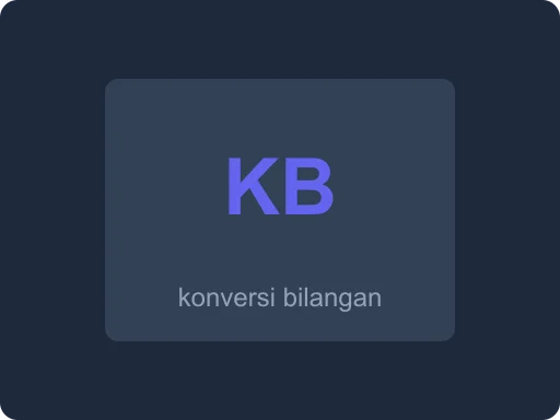 Ilustrasi Kalkulator Konversi Bilangan