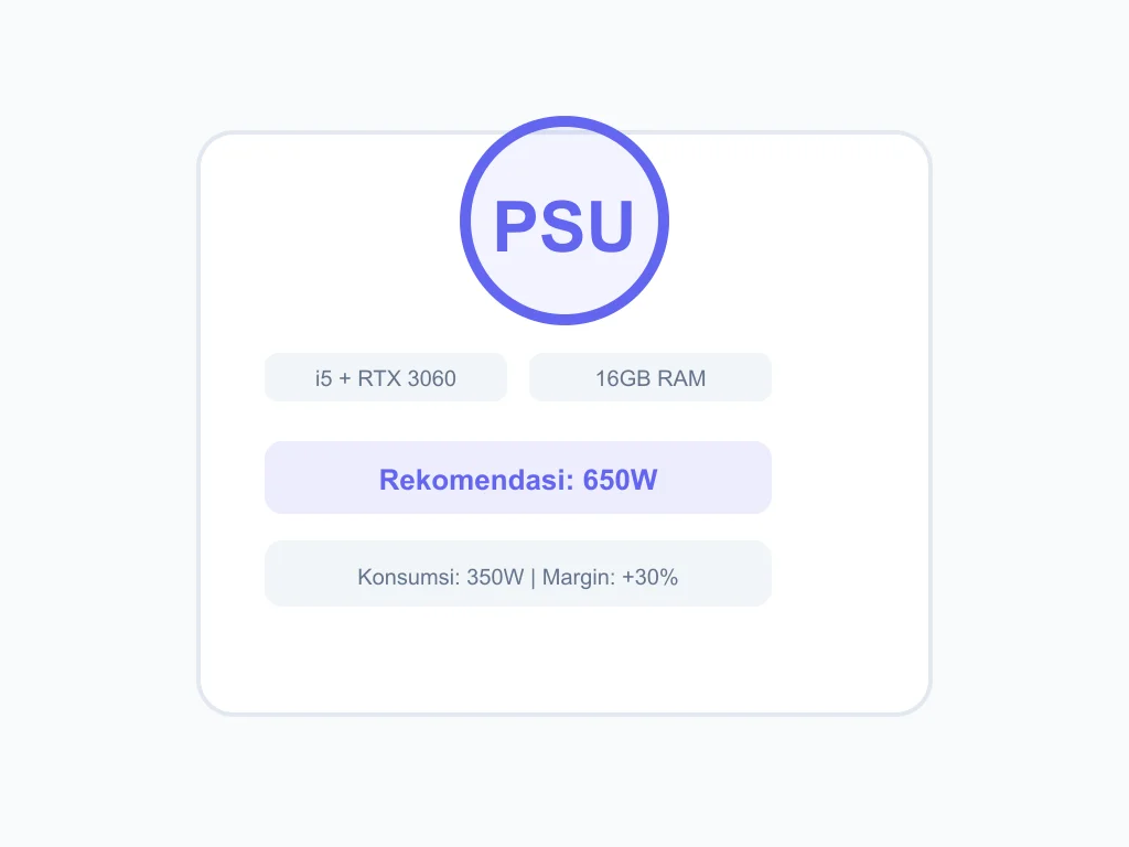 Ilustrasi Cari Tahu Daya PSU yang Tepat untuk PC