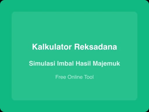 Ilustrasi Simulasi Hasil Investasi Reksadana