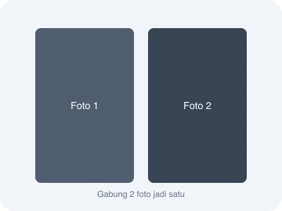 Ilustrasi Kolase 2 Foto Online