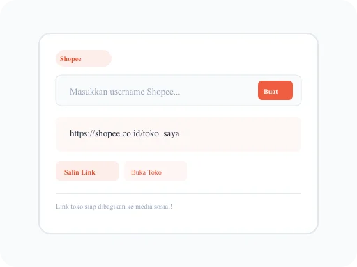 Ilustrasi Link Shopee Generator