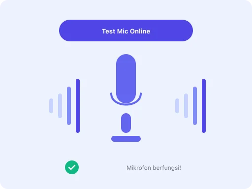 Ilustrasi Tes Mikrofon dan Rekam Suara Online
