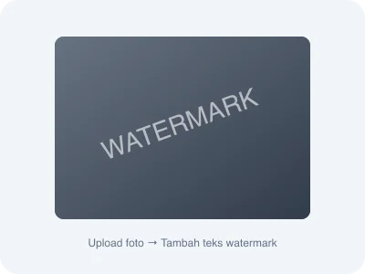 Ilustrasi Watermark Foto Online